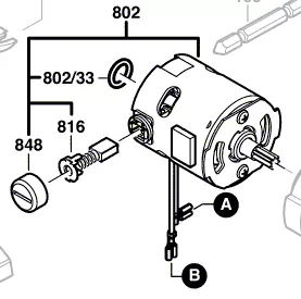Moteur réf. 2 609 199 047 BOSCH